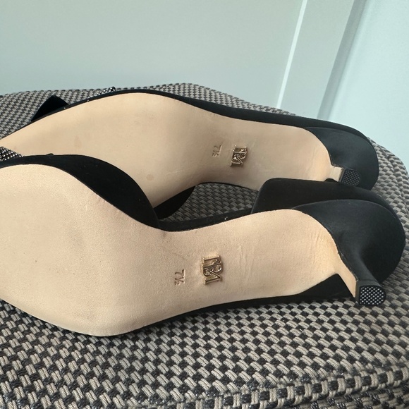 NWB Badgley Mischka black d’orsay Meilani bow heel - Picture 7 of 11
